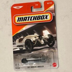 Mattel Silver Morgan 3 Wheeler Die-Cast Car